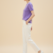 Women's Cotton Knit Short Sleeve Top