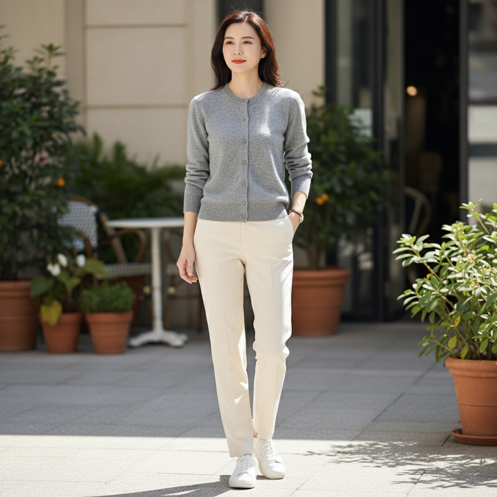 Women's Cashmere Knit Cardigan