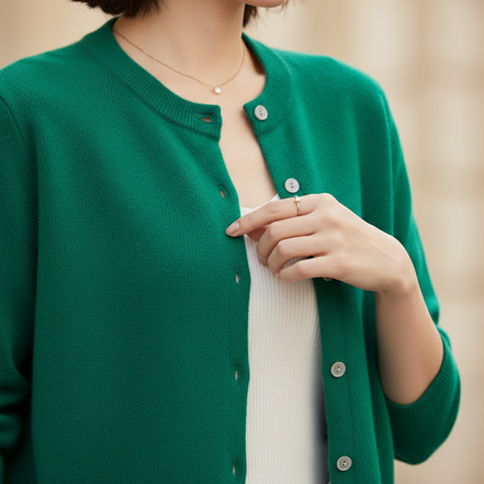 Women's Cashmere Knit Cardigan