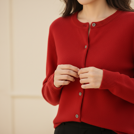 Women's Cashmere Knit Cardigan