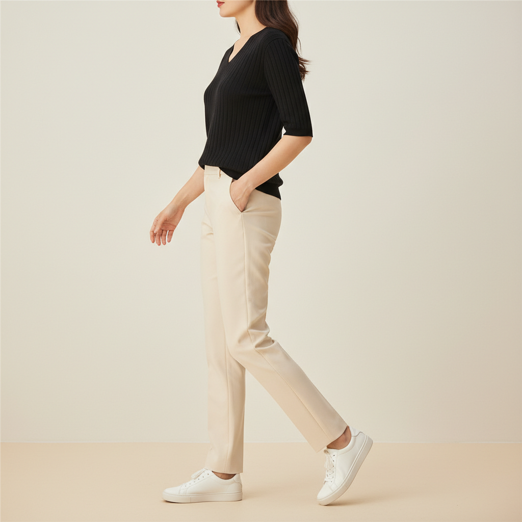 Women's V-Neck Cashmere Knit Sweater