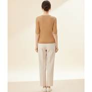 Women's V-Neck Cashmere Knit Sweater