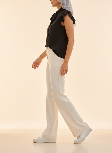 Women's Chiffon Bow Blouse