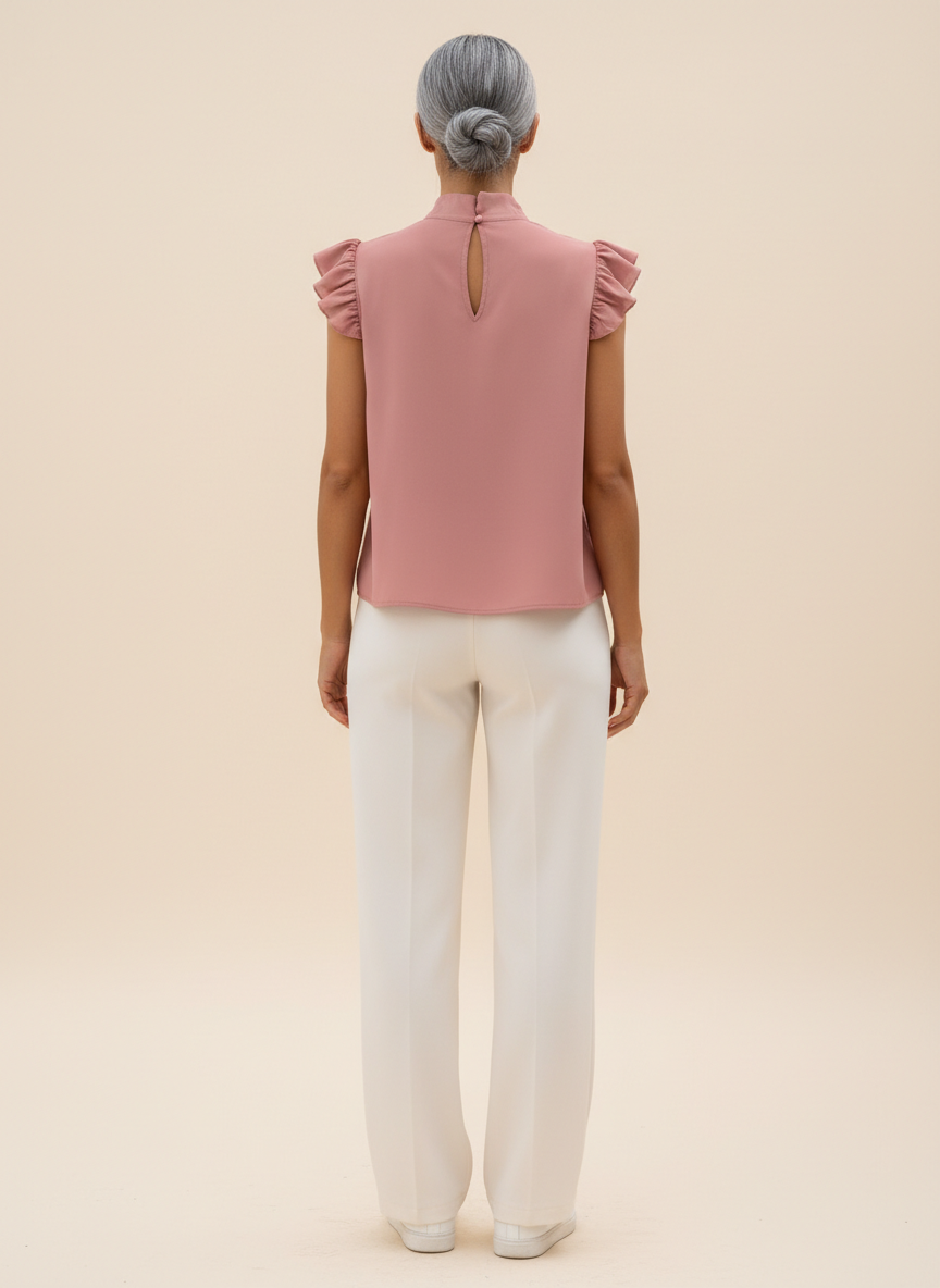 Women's Chiffon Bow Blouse