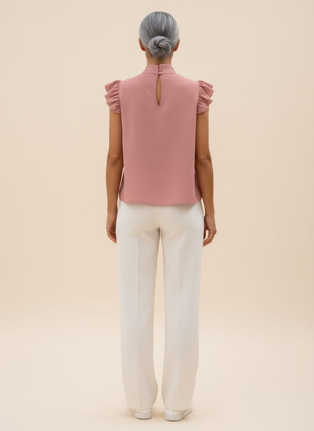 Women's Chiffon Bow Blouse