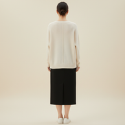 Women's Merino Wool V-Neck Sweater