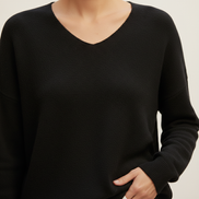 Women's Merino Wool V-Neck Sweater