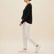Women's Merino Wool V-Neck Sweater