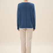 Women's Merino Wool V-Neck Sweater