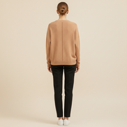 Women's Merino Wool V-Neck Sweater