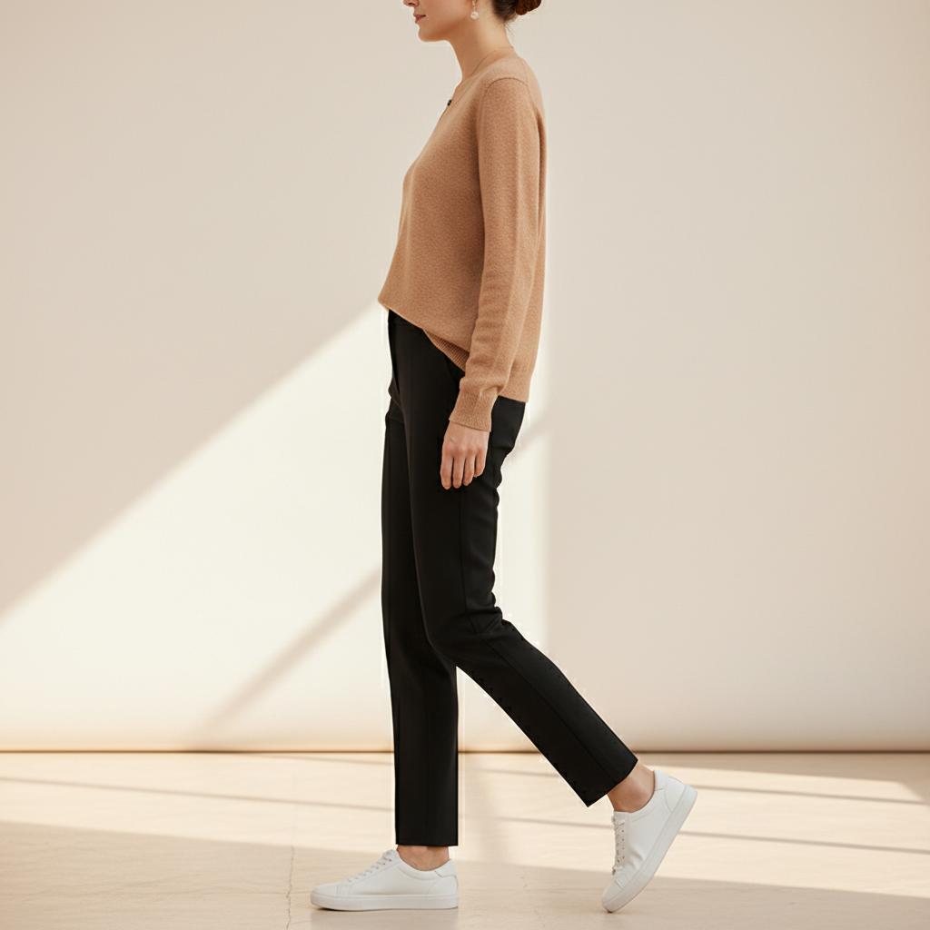 Women's Merino Wool V-Neck Sweater