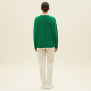 Women's Merino Wool V-Neck Sweater