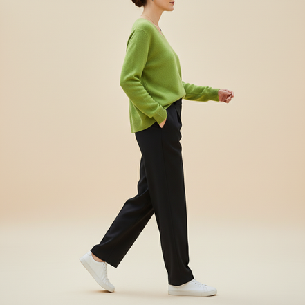 Women's Merino Wool V-Neck Sweater