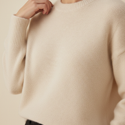 Women's Merino Wool O-Neck Sweater