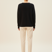 Women's Merino Wool O-Neck Sweater