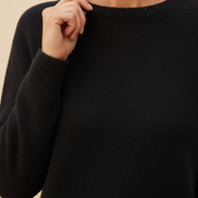 Women's Merino Wool O-Neck Sweater