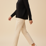 Women's Merino Wool O-Neck Sweater