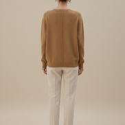 Women's Merino Wool O-Neck Sweater