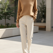 Women's Merino Wool O-Neck Sweater
