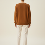 Women's Merino Wool O-Neck Sweater