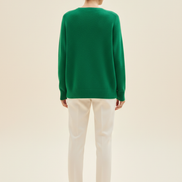 Women's Merino Wool O-Neck Sweater