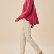 Women's Merino Wool O-Neck Sweater