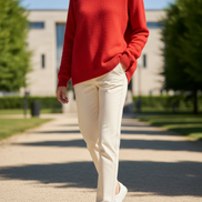 Women's Merino Wool O-Neck Sweater