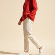 Women's Merino Wool O-Neck Sweater