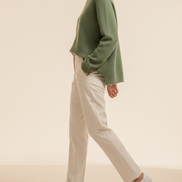 Women's Merino Wool O-Neck Sweater