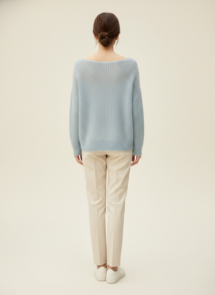 Women's Cashmere Knit Pullover Sweater