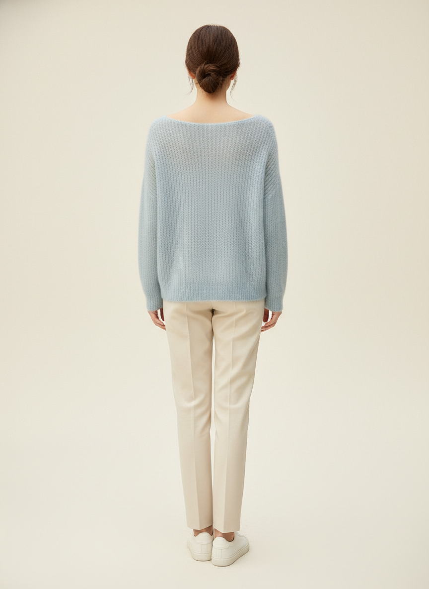 Women's Cashmere Knit Pullover Sweater