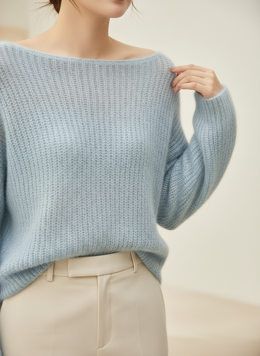 Women's Cashmere Knit Pullover Sweater