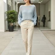 Women's Cashmere Knit Pullover Sweater