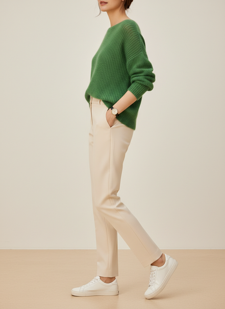 Women's Cashmere Knit Pullover Sweater