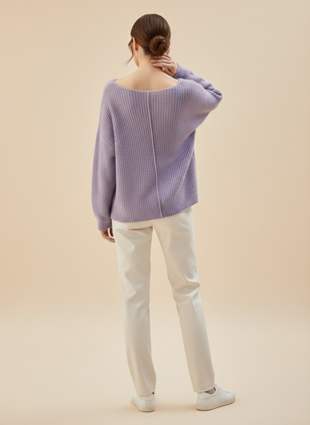 Women's Cashmere Knit Pullover Sweater