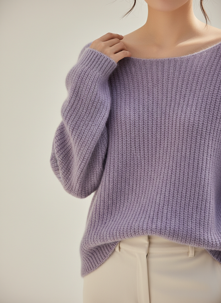 Women's Cashmere Knit Pullover Sweater