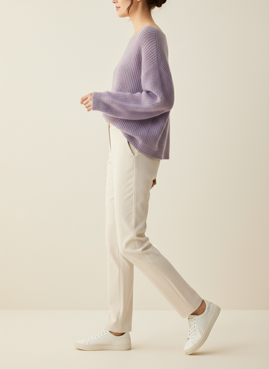 Women's Cashmere Knit Pullover Sweater