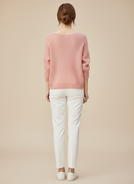 Women's Cashmere Knit Pullover Sweater
