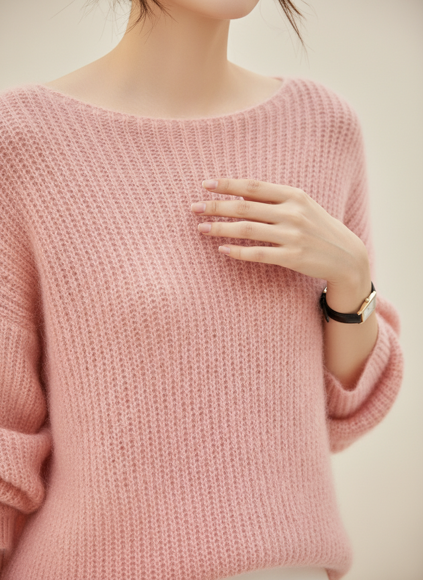 Women's Cashmere Knit Pullover Sweater