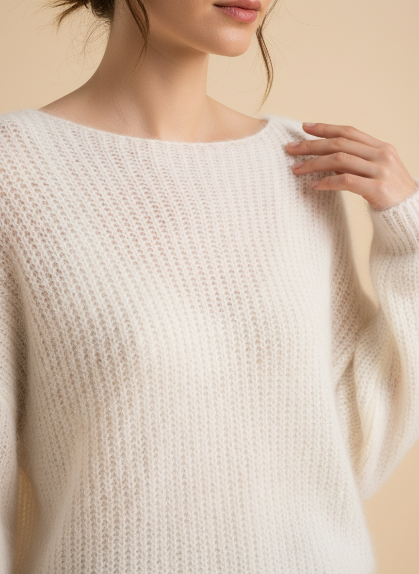 Women's Cashmere Knit Pullover Sweater