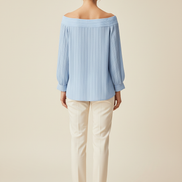 Women's Chiffon V-Neck Lace Top