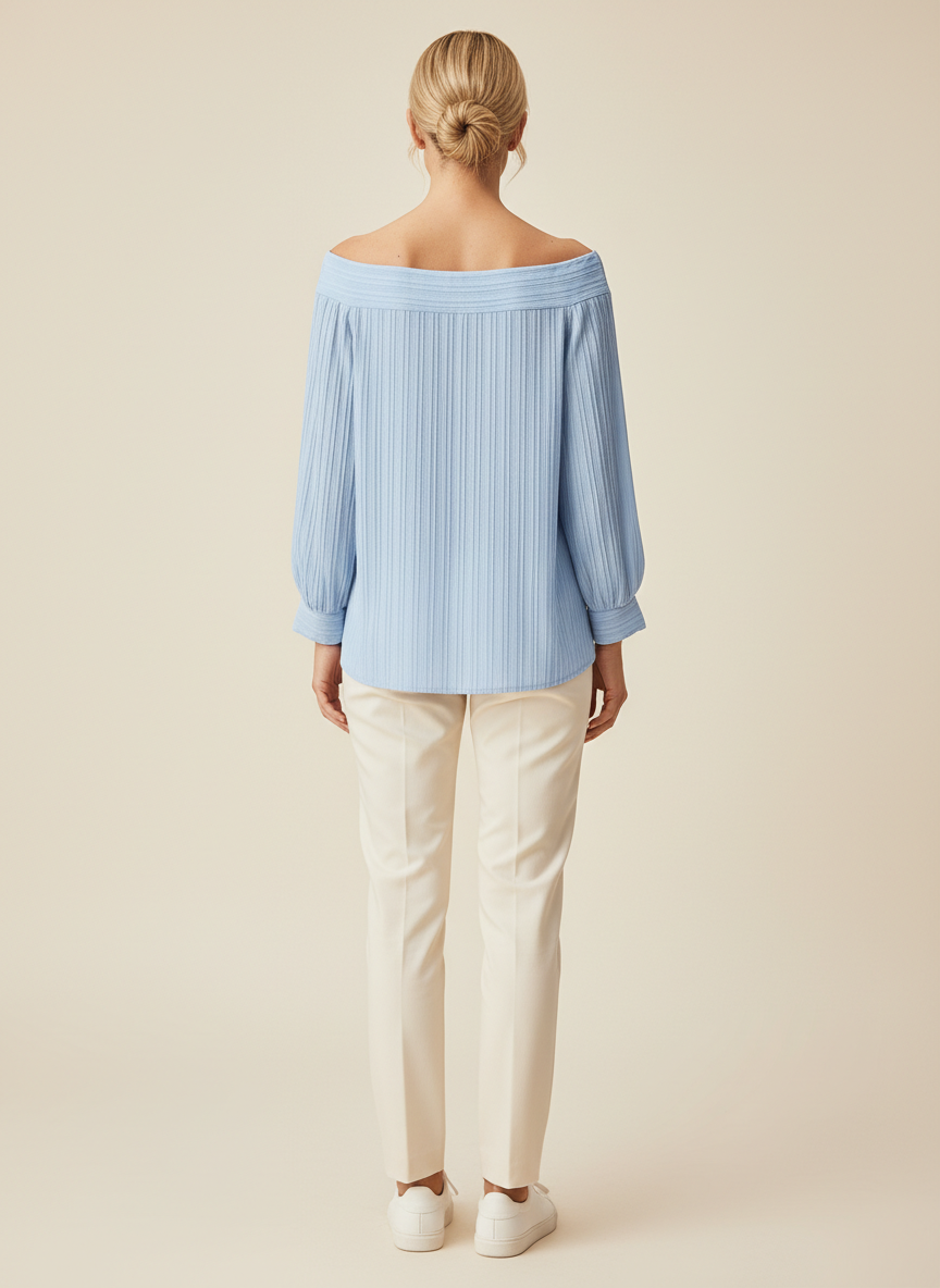 Women's Chiffon V-Neck Lace Top