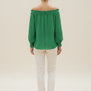 Women's Chiffon V-Neck Lace Top