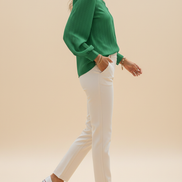 Women's Chiffon V-Neck Lace Top