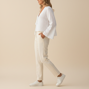 Women's Lace Up Bow Shirt