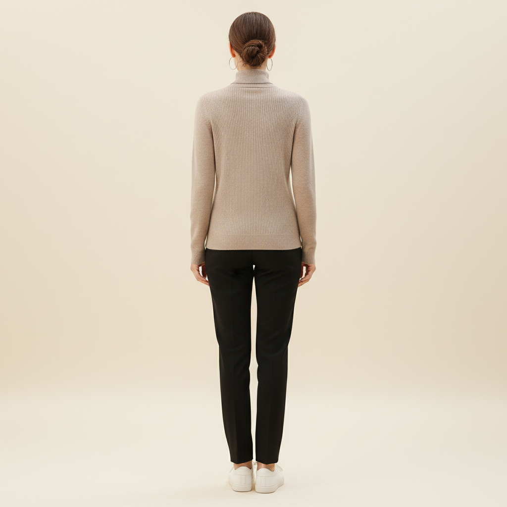 Women's Turtleneck Knitted Jumper