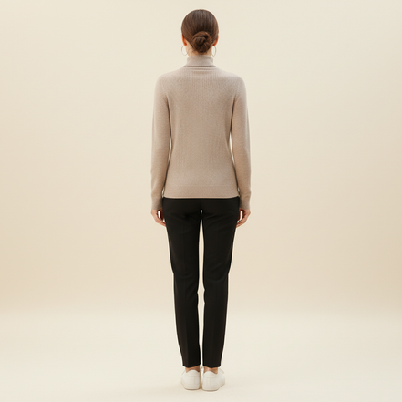 Women's Turtleneck Knitted Jumper