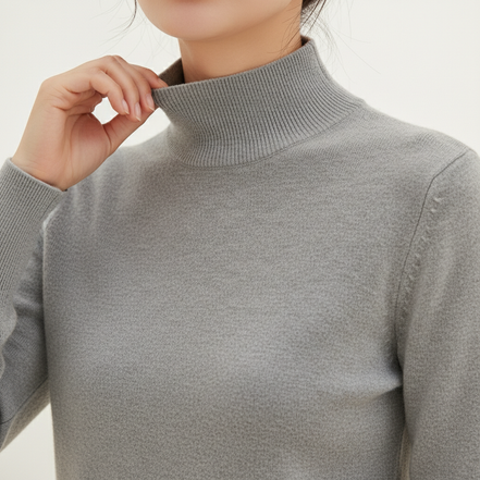 Women's Turtleneck Knitted Jumper