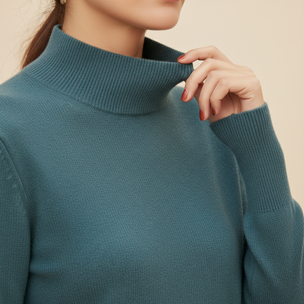 Women's Turtleneck Knitted Jumper