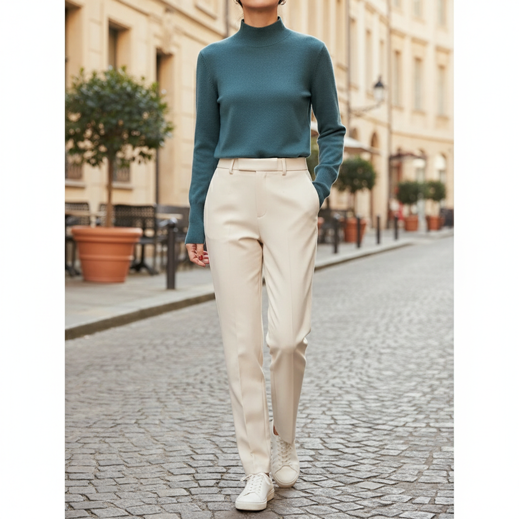 Women's Turtleneck Knitted Jumper
